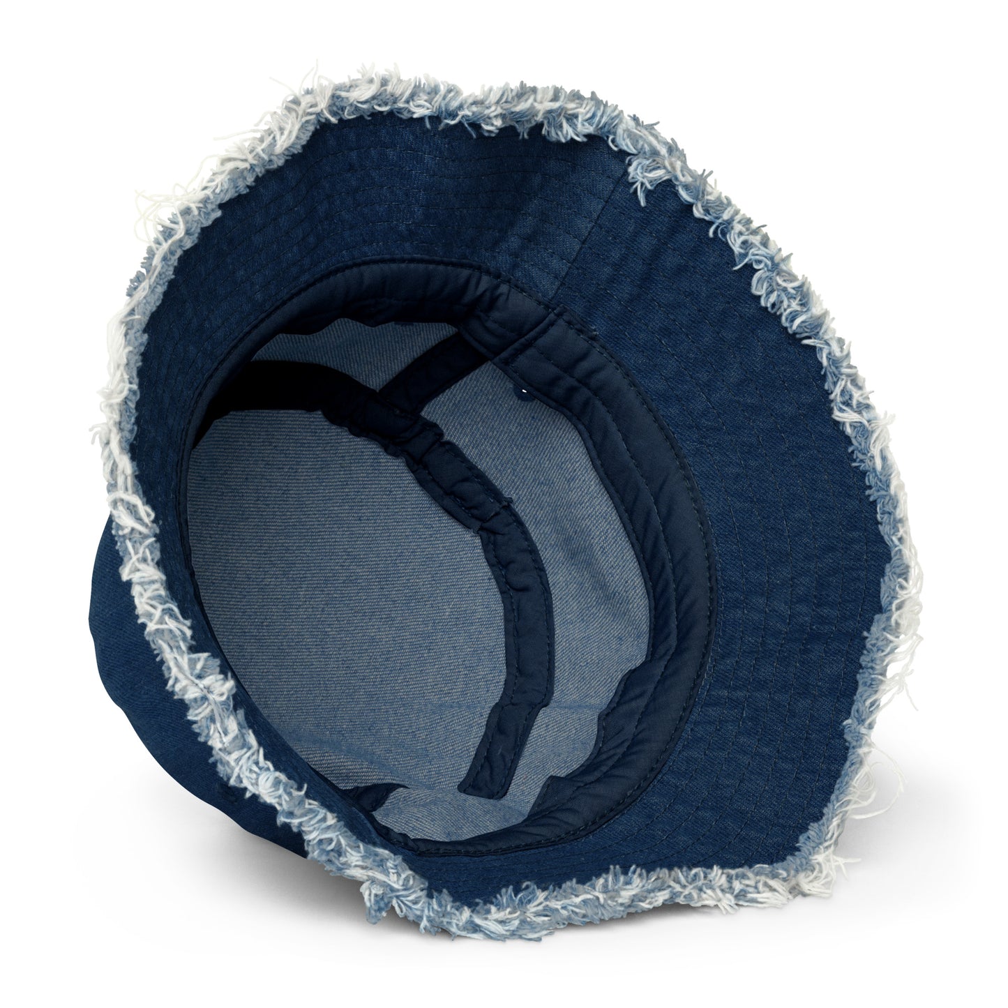 Jays Distressed Denim Bucket Hat