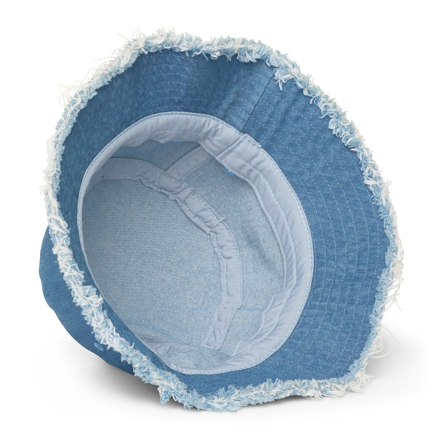 Jays Distressed Denim Bucket Hat